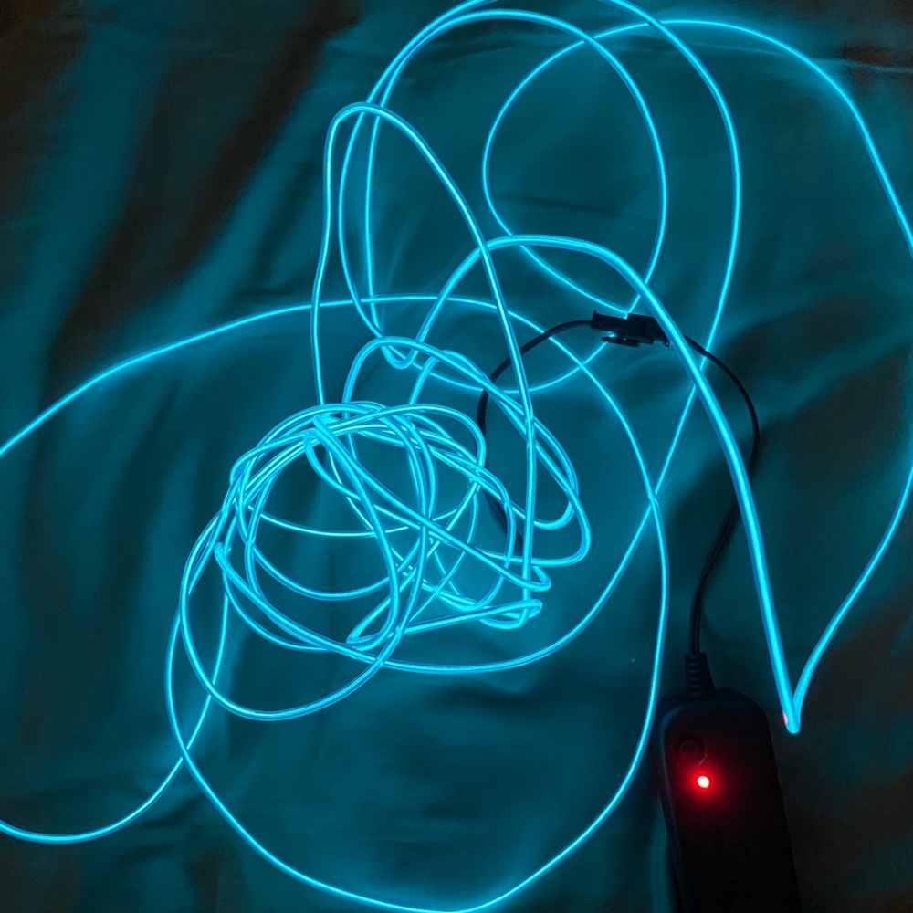 portable LED lights El wire light strip